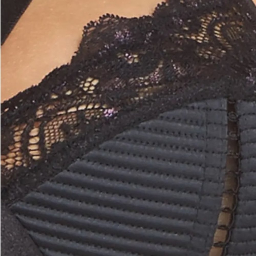 DITA VON TEESE Madame X Wireless Bra In Black - Picture 4 of 5